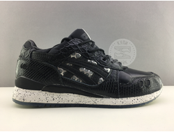 Asics Gel Lite 3 Чёрные с белым кожа (41-45) Арт. 016F-А