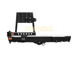 Задний силовой бампер серии Трофи на NISSAN NP300 2010-2015 (03.404.03)