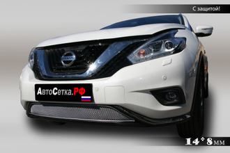 Premium защита радиатора для Nissan Murano (2019-2021)