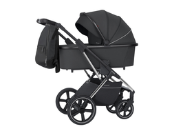 Коляска 2в1 Carrello Aurora CRL-6505 Cosmic Black CHROME