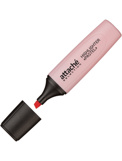 Маркер выделитель текста Attache Selection Pastel, 1-5мм, розовый