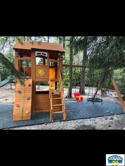 Детская площадка IgraGrad Клубный домик 2 с трубой