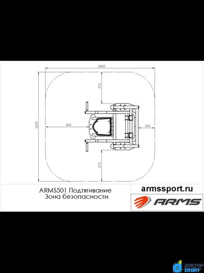 Уличный тренажер для подтягиваний