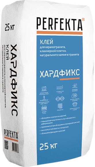 Клей для плитки Perfekta Хардфикс 25 кг.