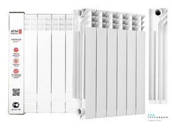 Секционный радиатор АТМ Thermo Grand 500 алюминий - 4 секции