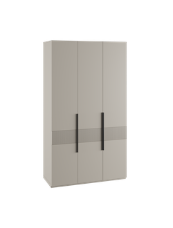 Ника Шкаф 3-х ств. 1350*2100*500 (мдф бежевый мат-05 / лдсп кашемир)