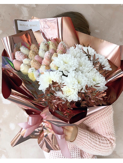 "Copper" с клубникой и цветами