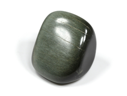 Кошачий глаз (кварцевый), галтовка, ЮАР (24*20*15 мм, 14 г) №28434