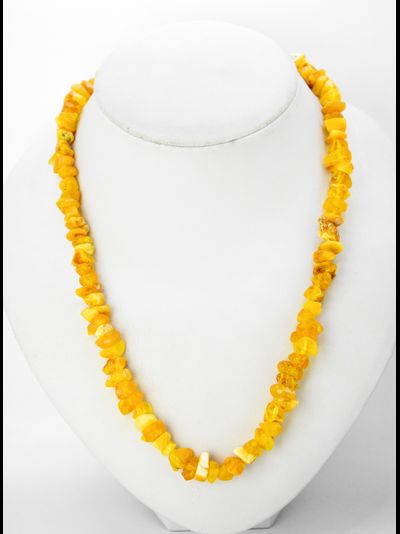 Бусы из матового янтаря 01163 50 см