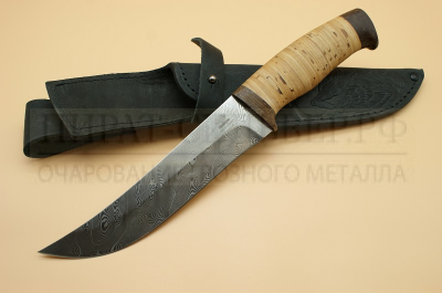 Нож "Н5" контрастный дамаск  ЗЗОСС  Златоуст