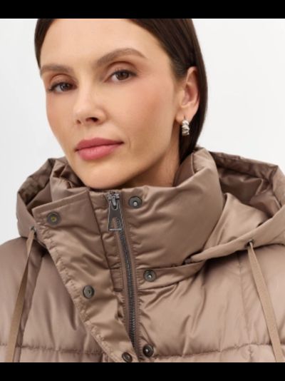 Полупальто стеганное зимнее