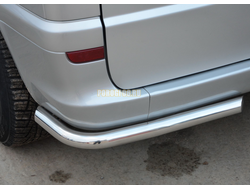 Защита заднего бампера "уголки" d60 для Mercedes-Benz Vito (2005-2014)