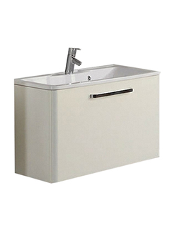 АКВАТОН. Тумба-умывальник "Валенсия 110" 1A123701VAG30 белый жемчуг с раковиной "Сиена М" 1100 белая 63-R.01.01