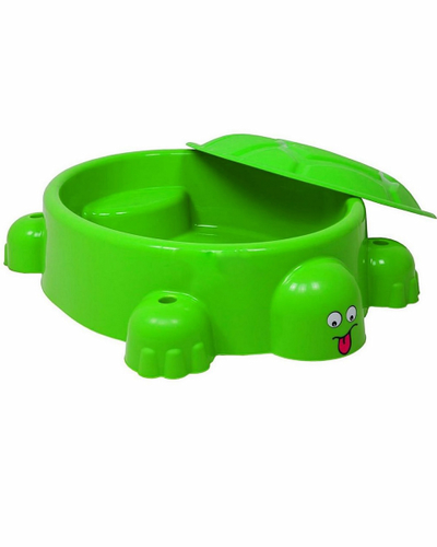 Песочница с крышкой «Веселая Черепаха»