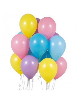 палитра шаров в тематике "Единорог" 15 шт.