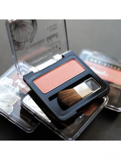 ART-VISAGE Компактные румяна "POWDER BLUSH" с кисточкой | Арт Визаж