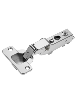 Петля CUBO+ полунакладная с доводчиком 48мм, (никель)