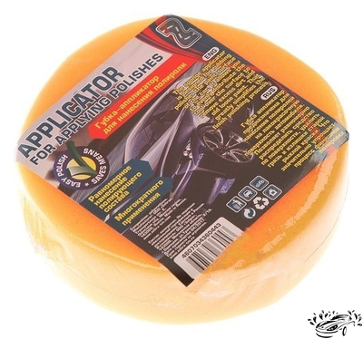 Губка-аппликатор для  нанесения полироли "ZEBRA"
