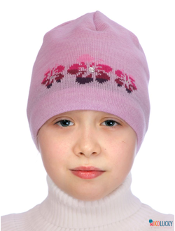 Шапка  21201-03, цвет сиреневый р. 54-56