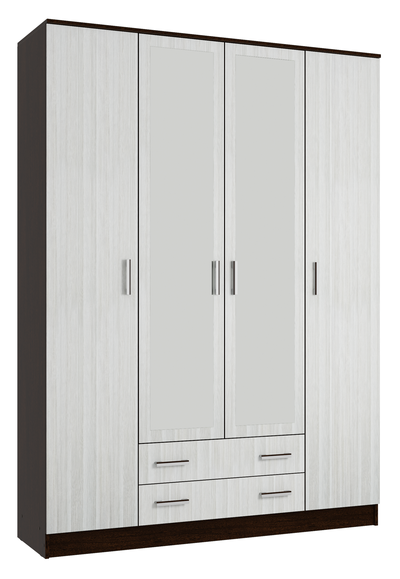 ЛДСП Шкаф КВАДРО Дуб Венге-Сосна Лоредо