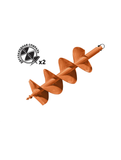 Шнек для грунта Carver GDB-250/2 двухзаходный