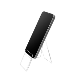 (ПОС0500) Подставка для телефона с ценником "ANGLE" из прозрачного оргстекла