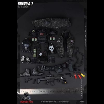 ПРЕДЗАКАЗ - Саймон "Гоуст" Райли (Ghost, CoD Modern Warfare)  - Коллекционная ФИГУРКА 1/6 scale BRAVO 0-7 KILL OR CAPTURE (M001) - VERYHOTTOYS ?ЦЕНА: 17600 РУБ.?