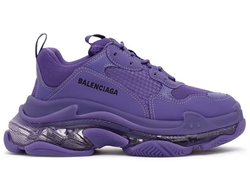 Balenciaga Triple S Sneaker Clear Sole Purple