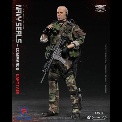 Капитан "морских котиков" США - Коллекционная фигурка 1/12 SCALE SEAL Special Assault Team Captain (LW019) - CRAZY FIGURE