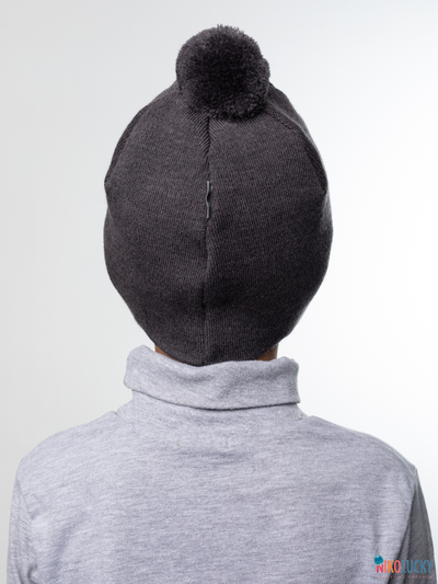 Шапка 24201-02 х/б подклад, графит 52-54