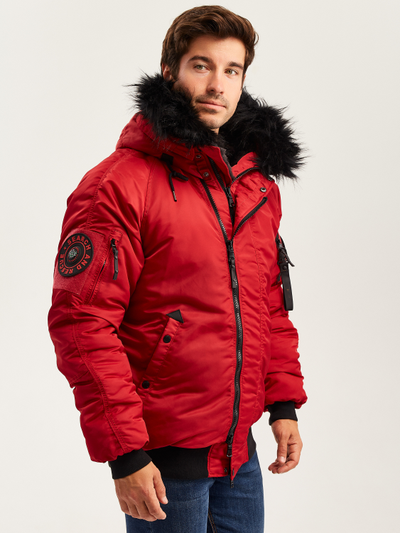 Куртка N2B COMPASS RED/BLACK
