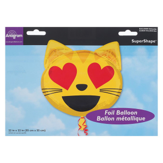 Влюбленный котенок Emoji  35х55 см