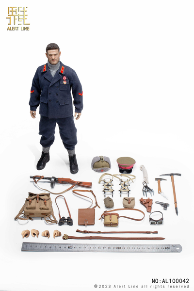 Советский горный стрелок  - Коллекционная ФИГУРКА 1/6 scale  WWII Soviet Mountain Infantry Officer (AL100042) - ALERT LINE