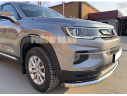 Защита переднего бампера d60 для Changan CS35 Plus (2019-...)