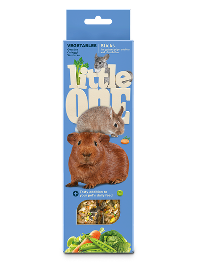 Little One палочки для морских свинок, кроликов и шиншилл с овощами, 120 г