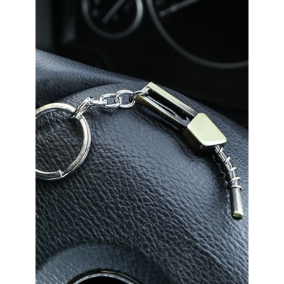 Брелок «Пистолет бензобака» металл, МЕДНЫЙ