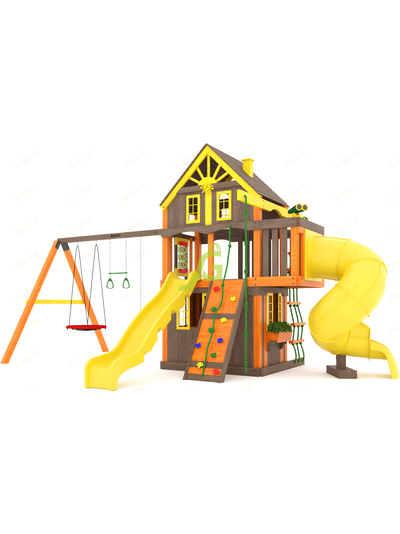 Детская площадка IgraGrad Шато 2 с трубой (Домик) мод.2