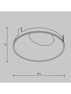 Декоративная рамка-отражатель для серии Wise, Ring057-10-MG
