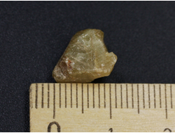 Корунд, желтый сапфир, кристалл, Мадагаскар (11*9*7 мм, 1,6 г) №24729