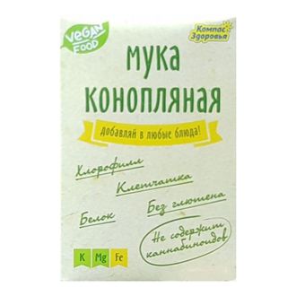 Мука конопляная, 200г (Компас Здоровья)