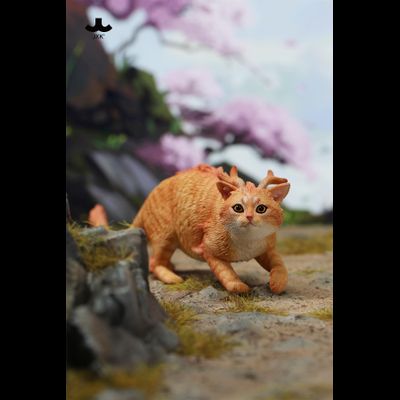 Котик-дракон (рыжий) - Коллекционная фигурка 1/6 Catragon Figurine (JXK263A) - JXK