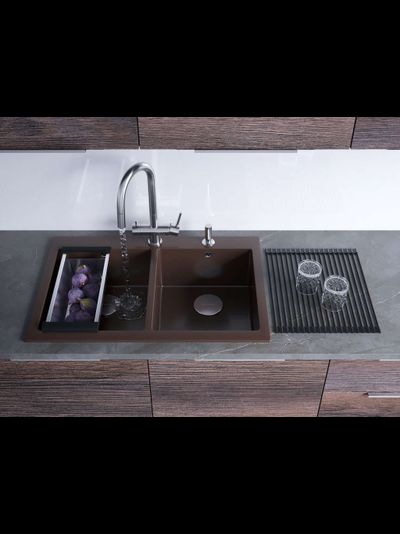 Мойка OMOIKIRI BOSEN 80-2-DC