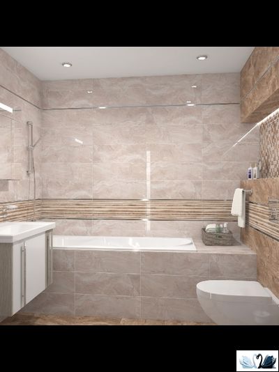 Плитка настенная Laparet Polaris коричневый 20 х 60 см