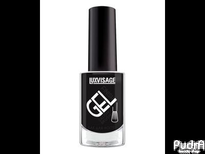 LUXVISAGE Лак для ногтей Gel finish тон 10 черный, 9 г