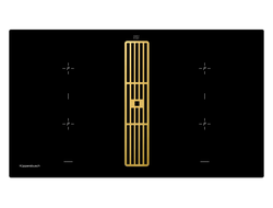 Индукционная варочная панель с вытяжкой Kuppersbusch KMI 9850.0 SR Gold