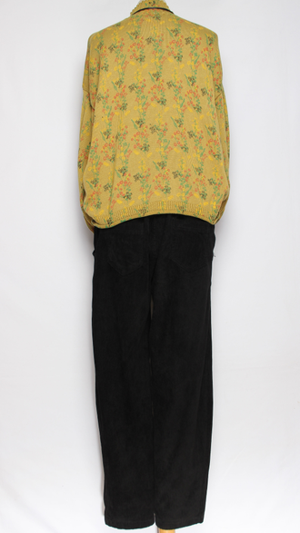 Брюки Бохо вельветовые "ПРЯМЫЕ 2 шва стрейч" шоколад, черные р.48-54