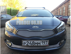Защита радиатора KIA Ceed II 2012-2015 black низ