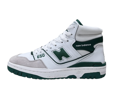 New Balance 650 White Green с мехом