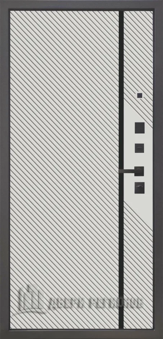 Дверь металлическая "Страж К-16", velluto oscure ag 710/velluto bianco ag 701