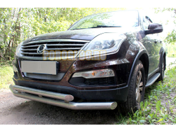 Защита радиатора Ssang Yong Rexton (III) 2012- chrome